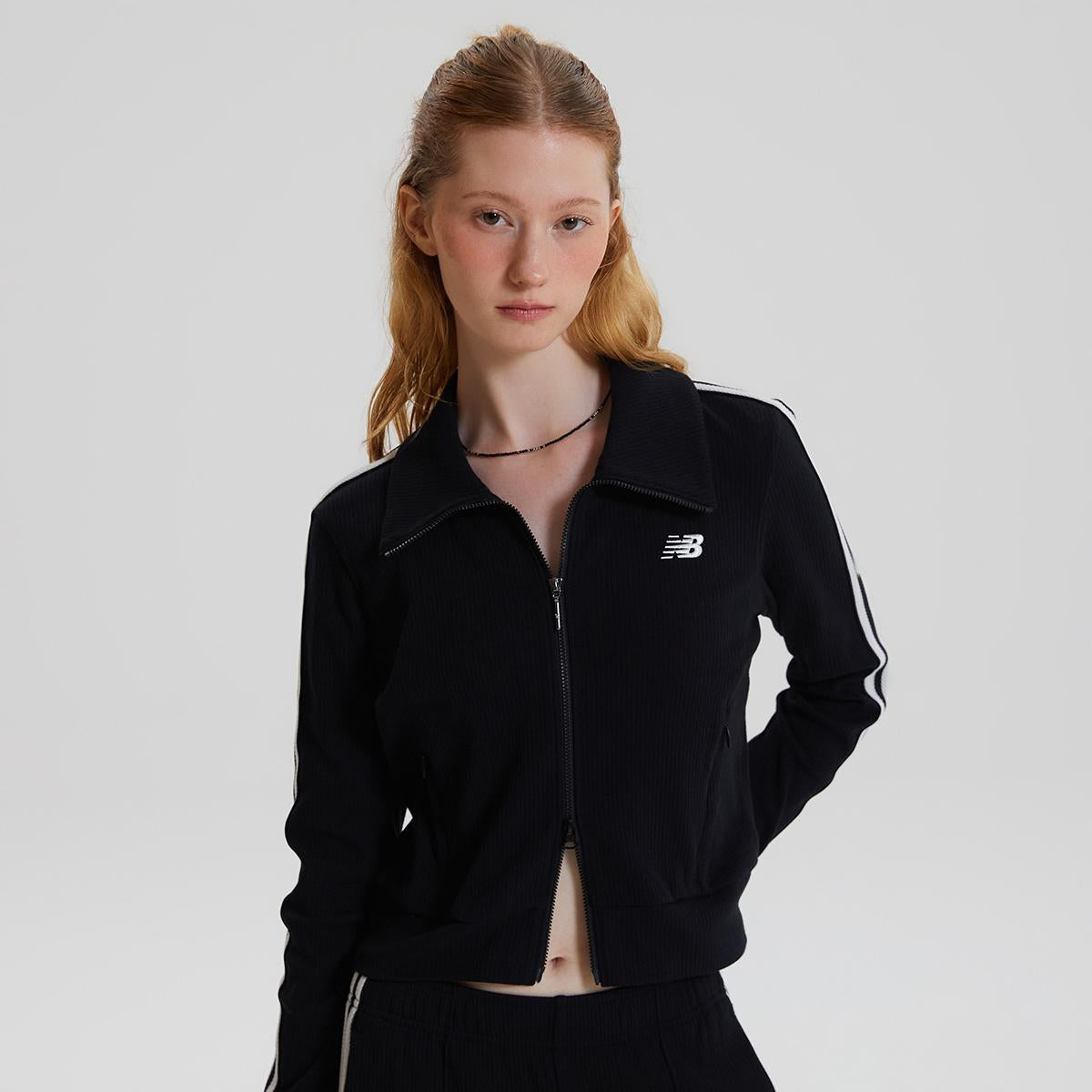 [Aespa Winter Pick] New Balance Women Track Golji Zip-Up (Slim Fit)