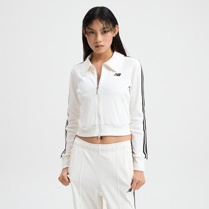 [Aespa Winter Pick] New Balance Women Track Golji Zip-Up (Slim Fit)