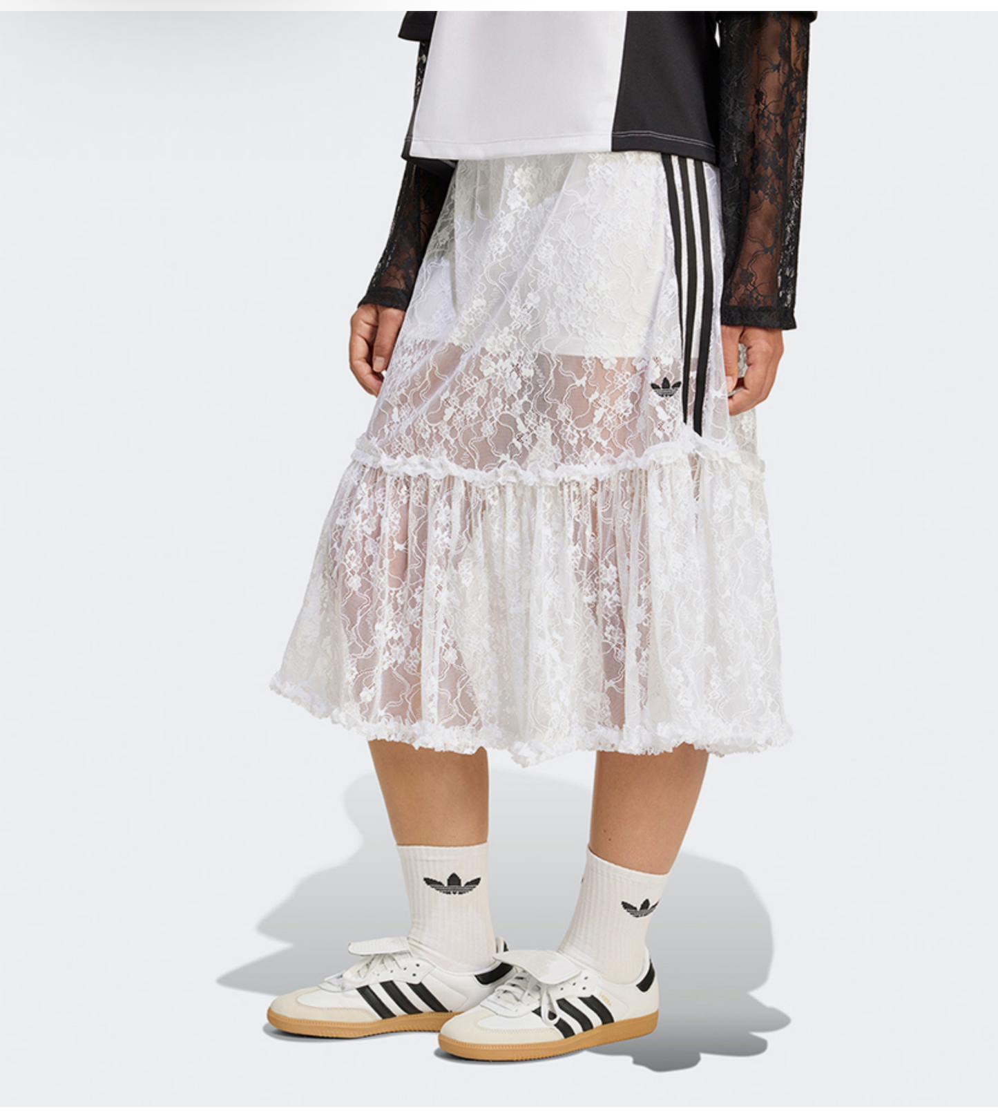 [Babymonster Asa Worn] Adidas Summer Soccer Skirt