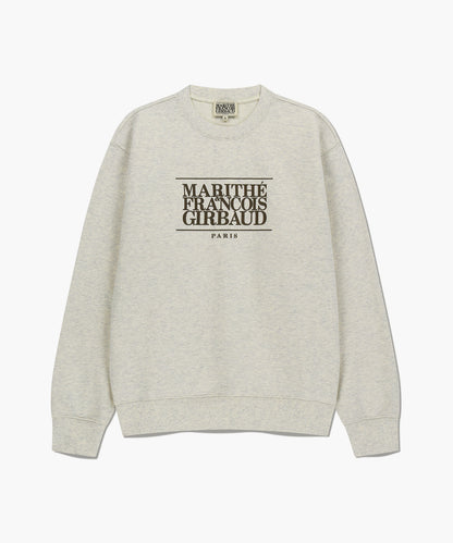 [Cha Eunwoo & Go Youn Jung Worn] Marithé et François Girbaud Classic Logo Sweatshirt