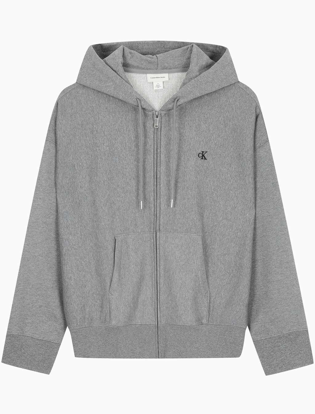 [BTS Jungkook Worn] Calvin Klein Men's Premium Terry Archive Hooded Zip-Up