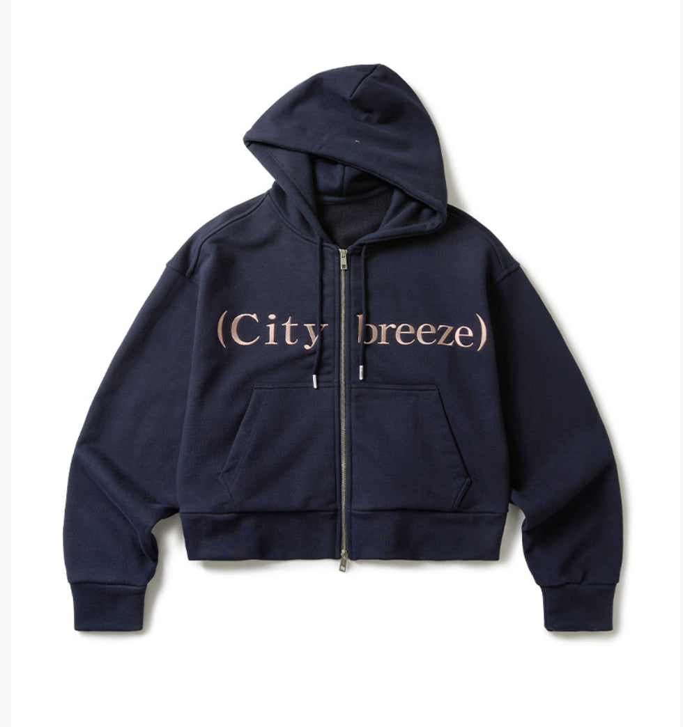 [Nct Doyoung Pick]25FW Citybreeze Mute Logo Hooded Zip-Up
