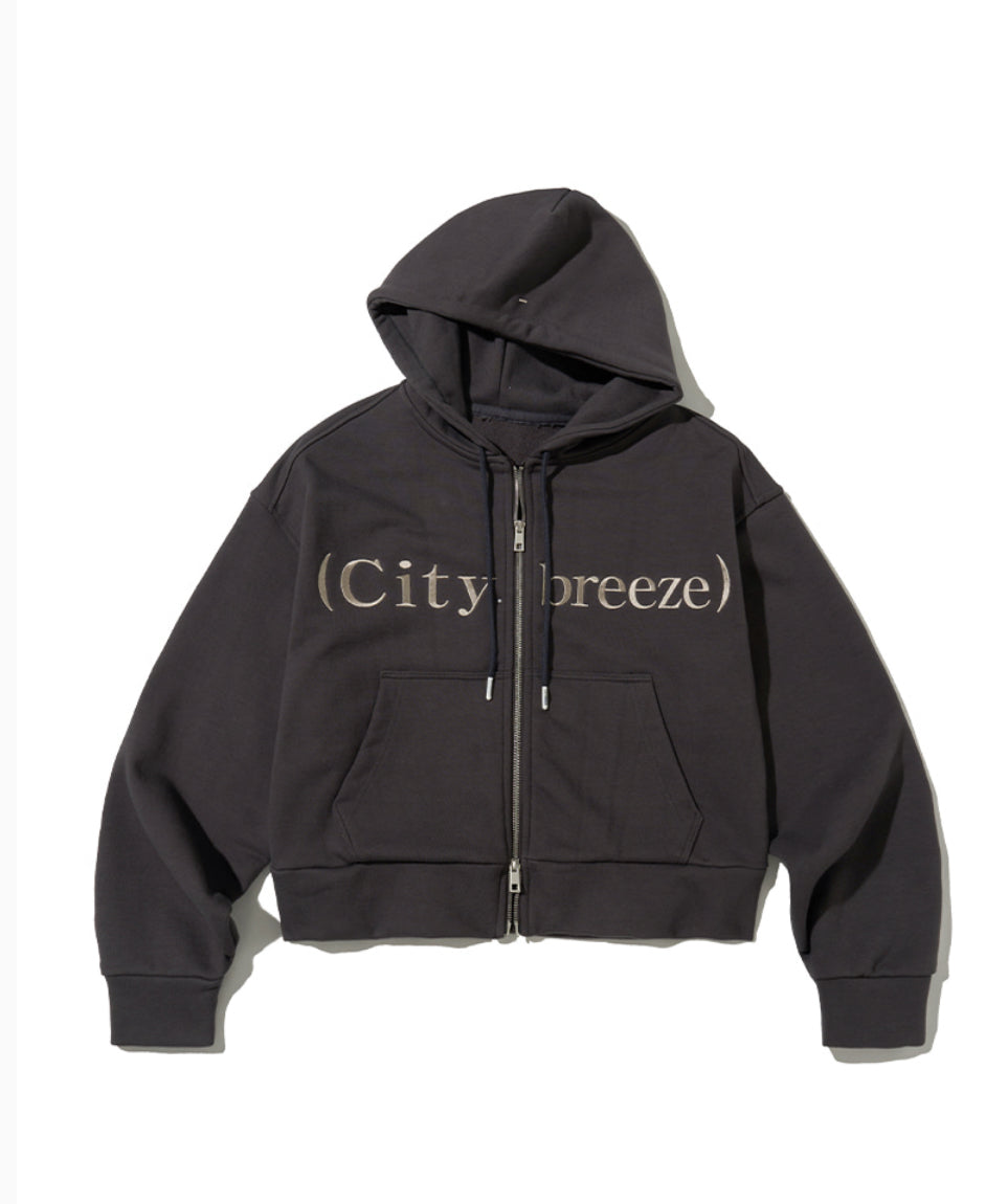 [Nct Doyoung Pick]25FW Citybreeze Mute Logo Hooded Zip-Up