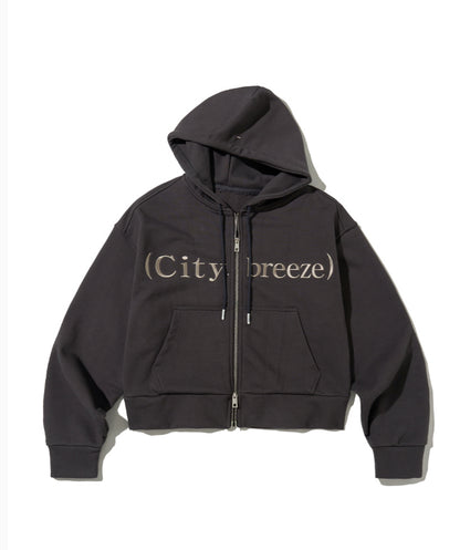 [Nct Doyoung Pick]25FW Citybreeze Mute Logo Hooded Zip-Up