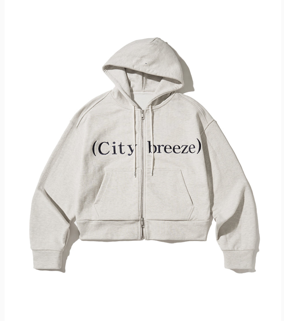 [Nct Doyoung Pick]25FW Citybreeze Mute Logo Hooded Zip-Up
