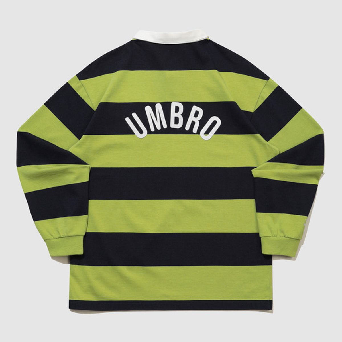 [Day6 Pick] 25FW Umbro HBL Royal College Colorblock Rugby Collar Long Sleeve T-Shirt