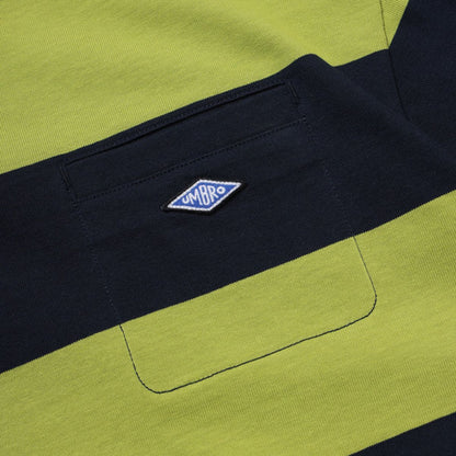 [Day6 Pick] 25FW Umbro HBL Royal College Colorblock Rugby Collar Long Sleeve T-Shirt