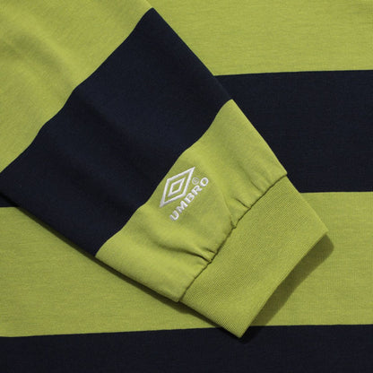[Day6 Pick] 25FW Umbro HBL Royal College Colorblock Rugby Collar Long Sleeve T-Shirt