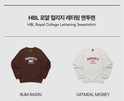 [Day6 Pick] 25FW Umbro HBL Royal College Lettering Sweatshirt