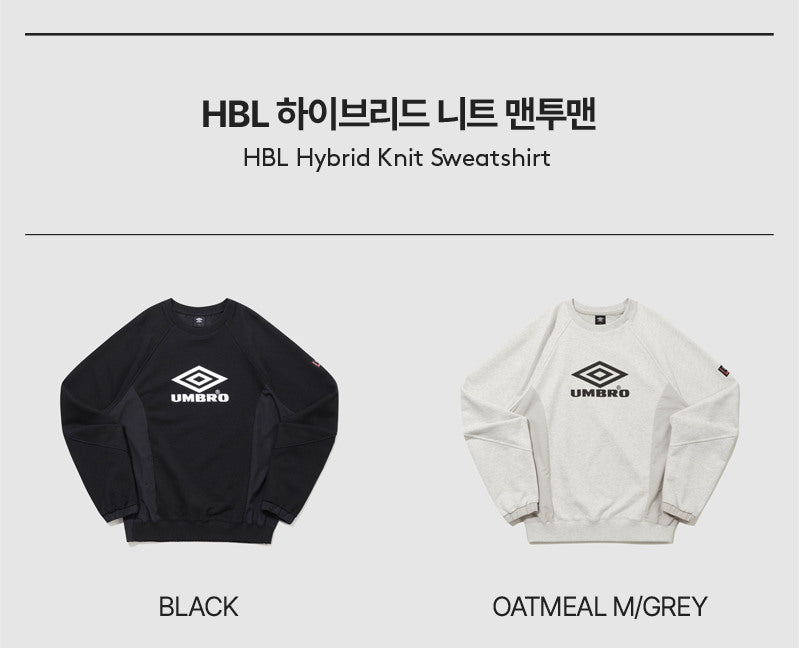 [Day6 Pick] 25FW Umbro HBL Hybrid Knit Sweatshirt