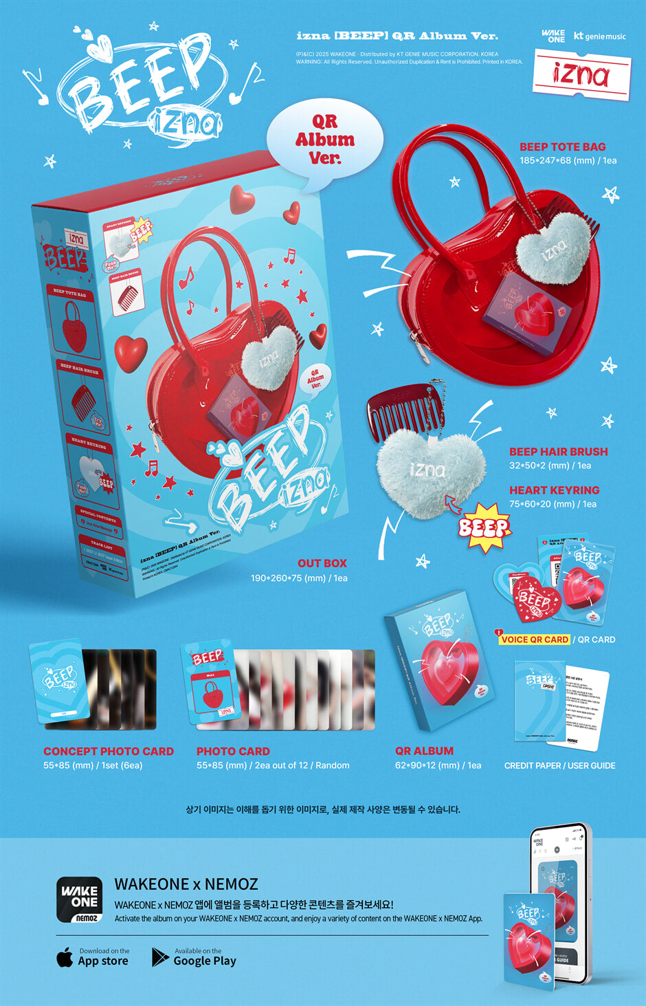 izna - Single Album BEEP (QR Album Ver.) (Limited Edition)