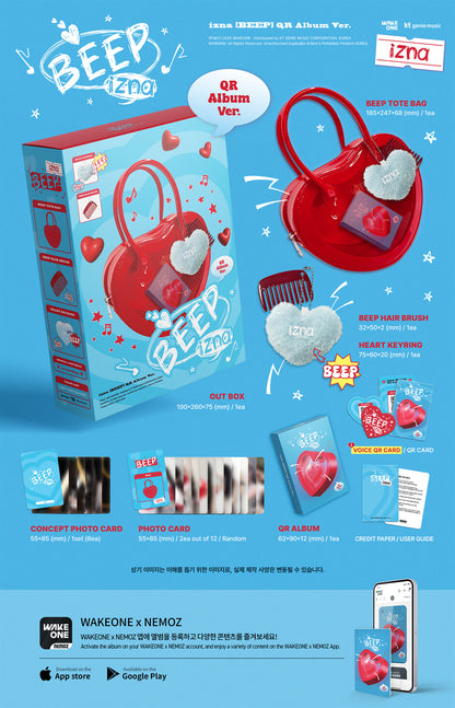izna - Single Album BEEP (QR Album Ver.) (Limited Edition)