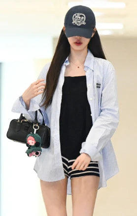 ronron LADY AND THE TRAMP BALL CAP seen worn by IVE Jang Wonyoung