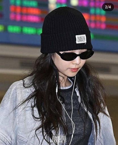 [Blackpink Jennie Worn] Marithé et François Girbaud Classic Logo Beanie
