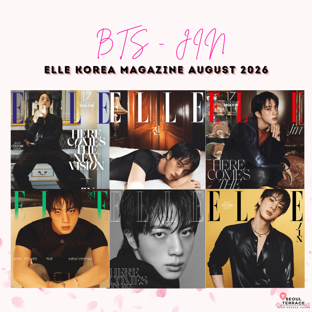 BTS JIN - ELLE KOREA MAGAZINE AUGUST 2026 (RANDOM COVER)