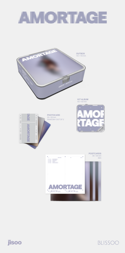 (BLACKPINK) JISOO Mini Album [AMORTAGE] EXCLUSIVE EDITION