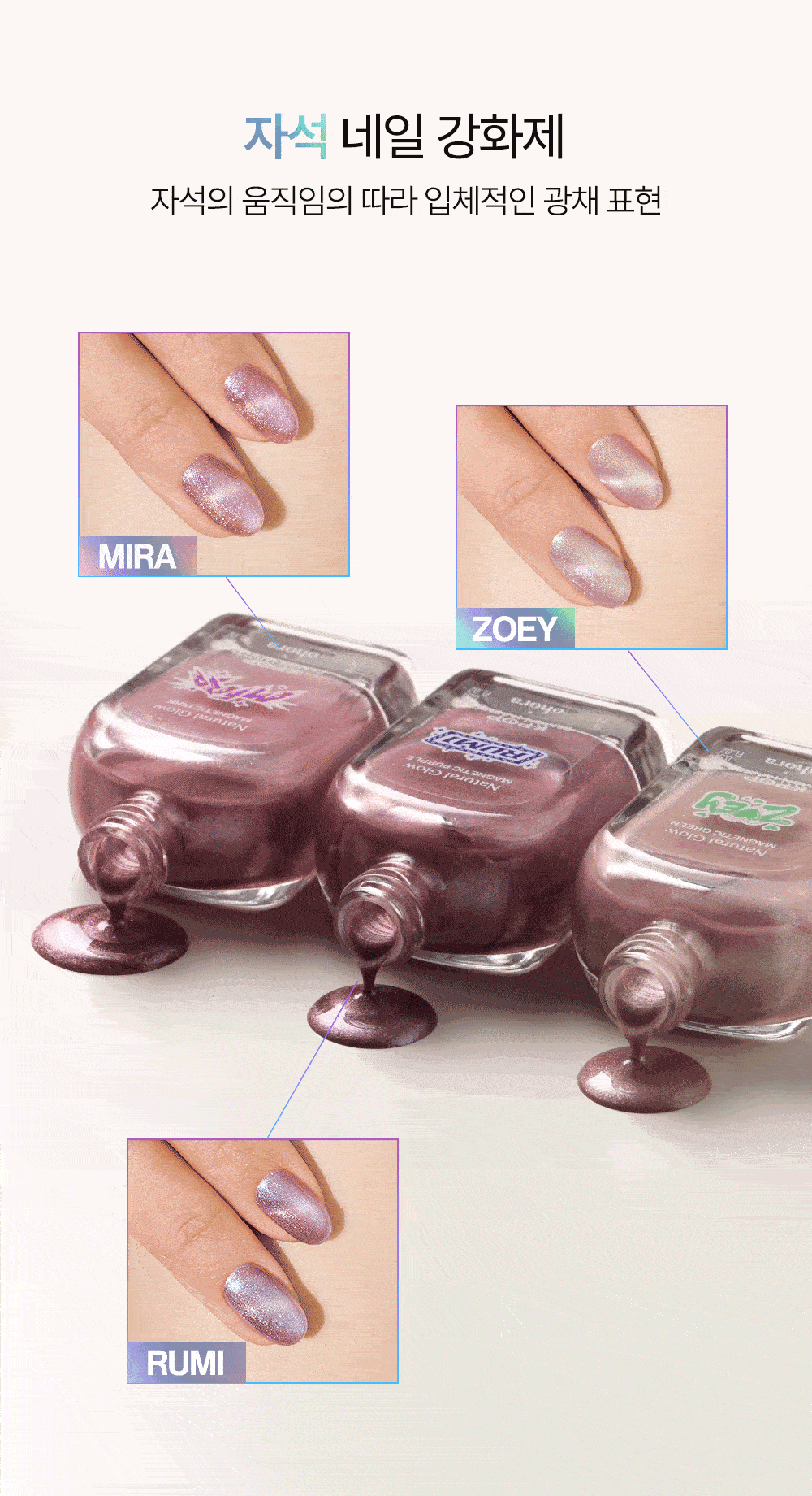 [Kpop Demon Hunters X Ohora] Magnetic Nail Strengthener 15ml