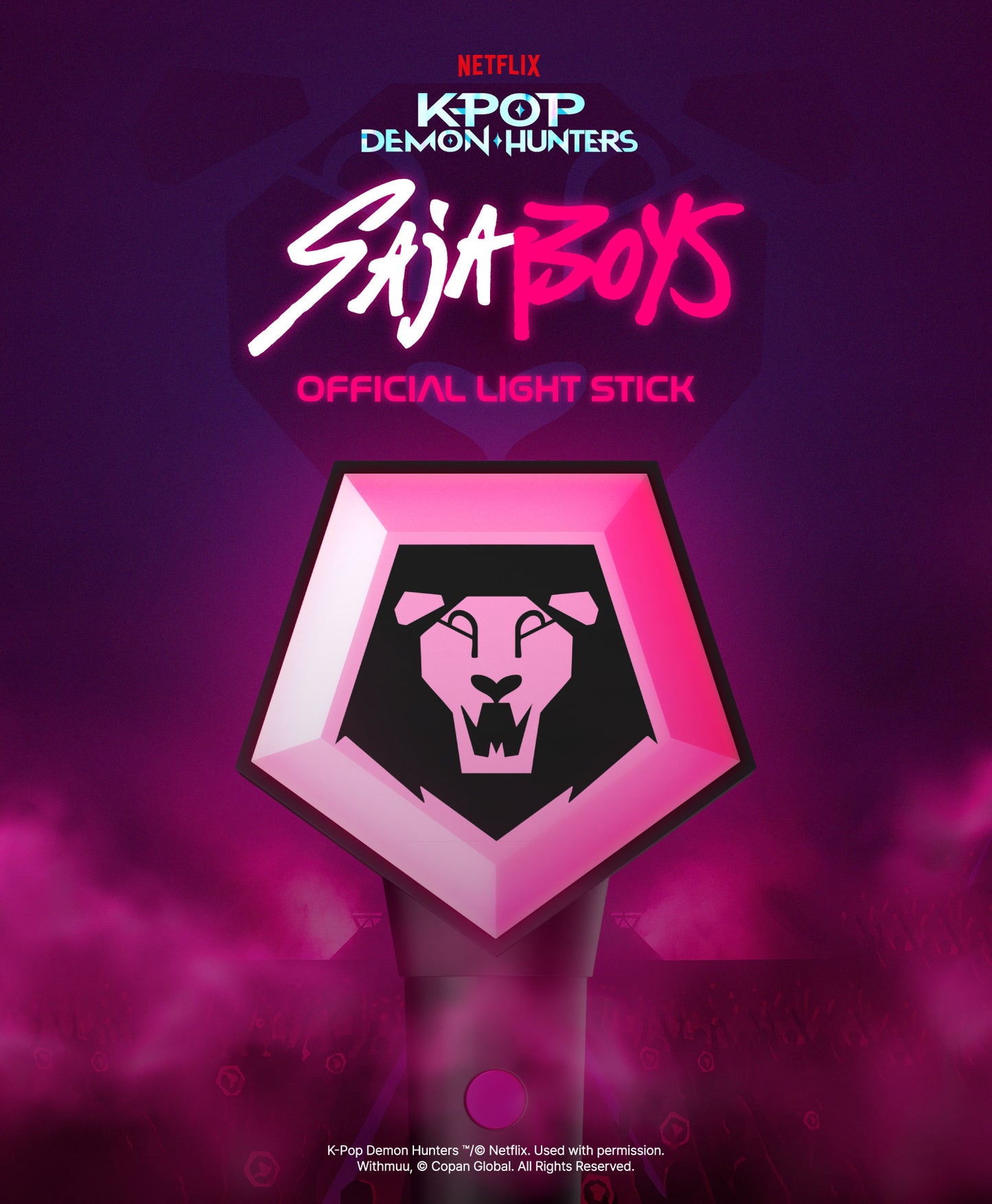 KPOP DEMON HUNTERS - SAJA BOYS OFFICIAL LIGHT STICK
