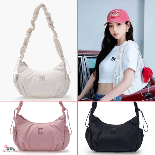 [Karina's Outfit] Basic Athleisure Hobo Bag (New York Yankees / Cleveland Guardians )