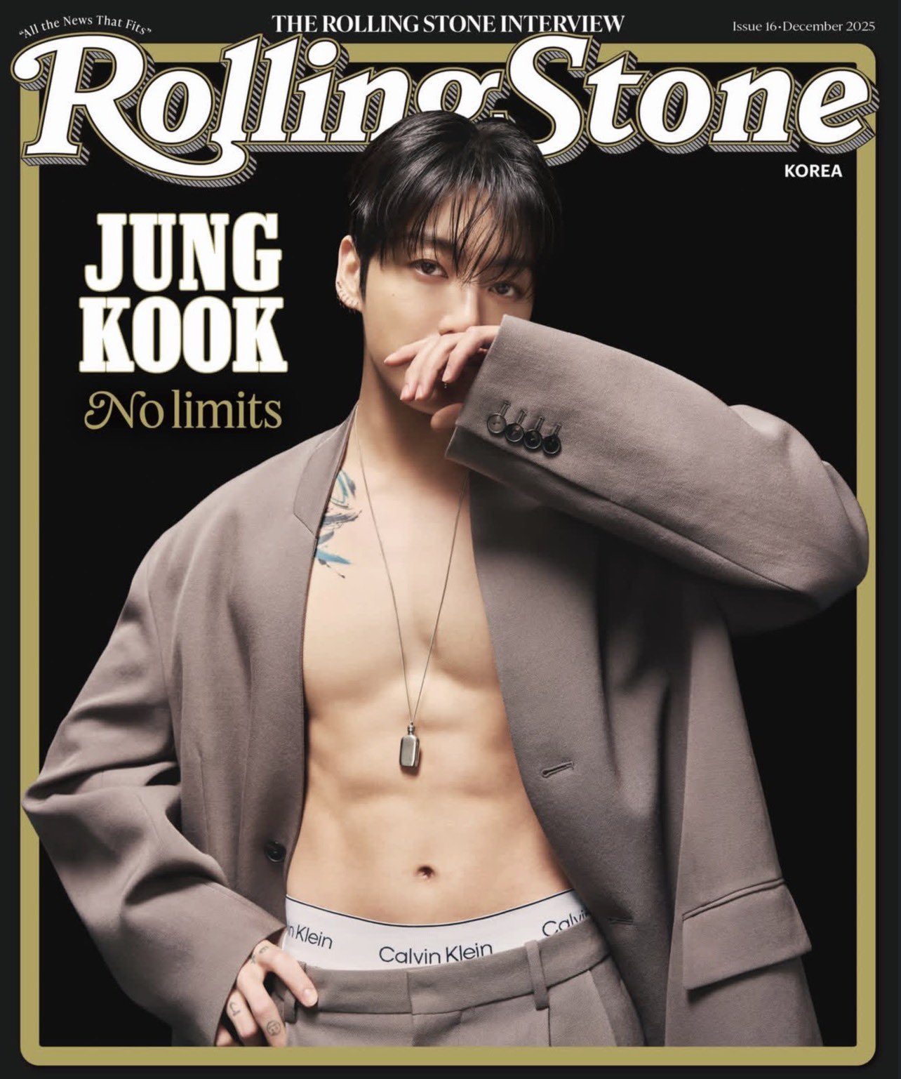 BTS Jungkook - Rolling Stone Korea Magazine December 2025 Issue