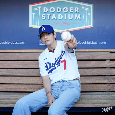 LA DODGERS BALL CAP seen worn by BTS V TAEHYUNG