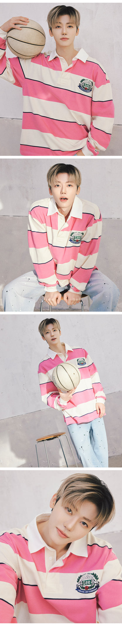 [NCT Jaemin Pick] Lee Rugby Long Sleeve T-Shirt