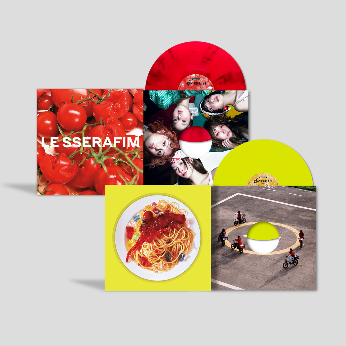 LE SSERAFIM 1st Single Album 'SPAGHETTI' Vinyl LP