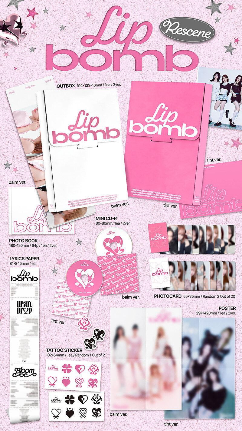 RESCENE - Third Mini Album Lip Bomb