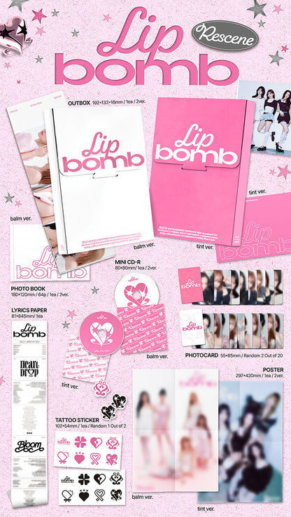 RESCENE - Third Mini Album Lip Bomb