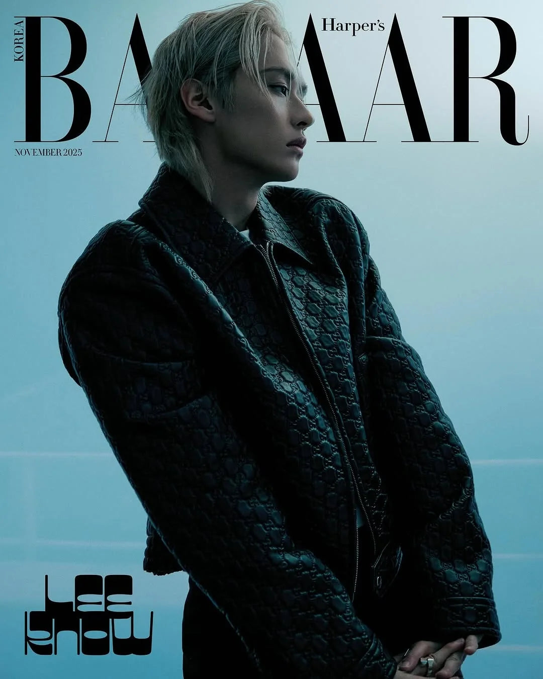 HARPER'S BAZAAR KOREA MAGAZINE NOVEMBER 2025 COVER : Stray Kids LEE KNOW