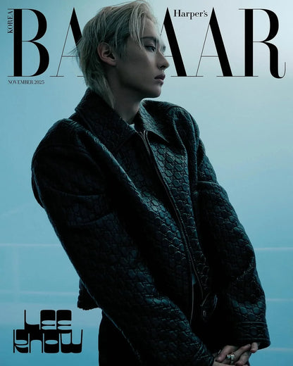 HARPER'S BAZAAR KOREA MAGAZINE NOVEMBER 2025 COVER : Stray Kids LEE KNOW