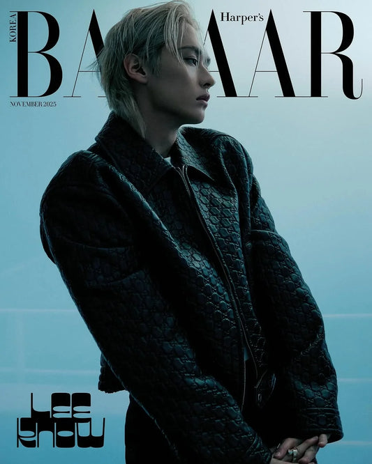 HARPER'S BAZAAR KOREA MAGAZINE NOVEMBER 2025 COVER : Stray Kids LEE KNOW