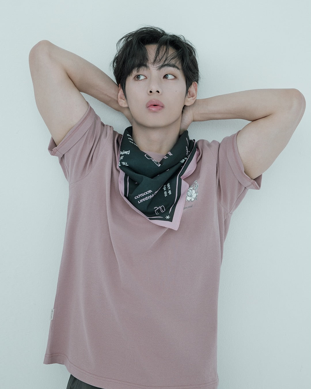 [BTS V Pick]26 Summer Snow Peak Sorona Tropical Short Sleeve T-shirt