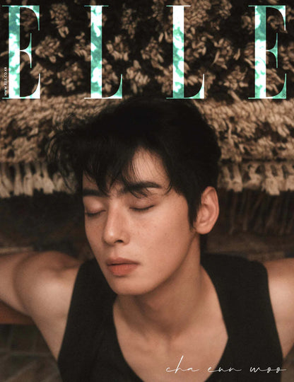 ELLE KOREA MAGAZINE FEBRUARY 2025 COVER : CHA EUN WOO