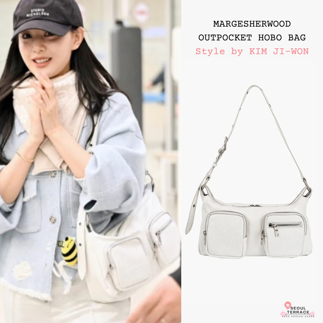 MARGESHERWOOD OUTPOCKET HOBO BAG Wear by Kim Ji-won