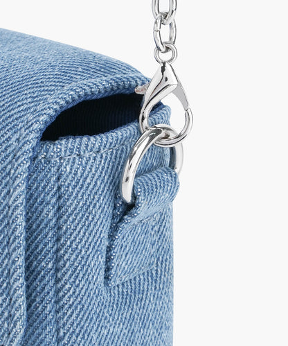 MARITHÉ + FRANÇOIS GIRBAUD - DENIM CLASSIC LOGO CAMERA BAG blue