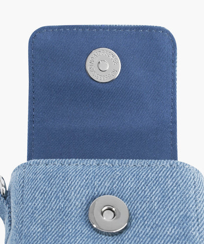 MARITHÉ + FRANÇOIS GIRBAUD - DENIM CLASSIC LOGO CAMERA BAG blue