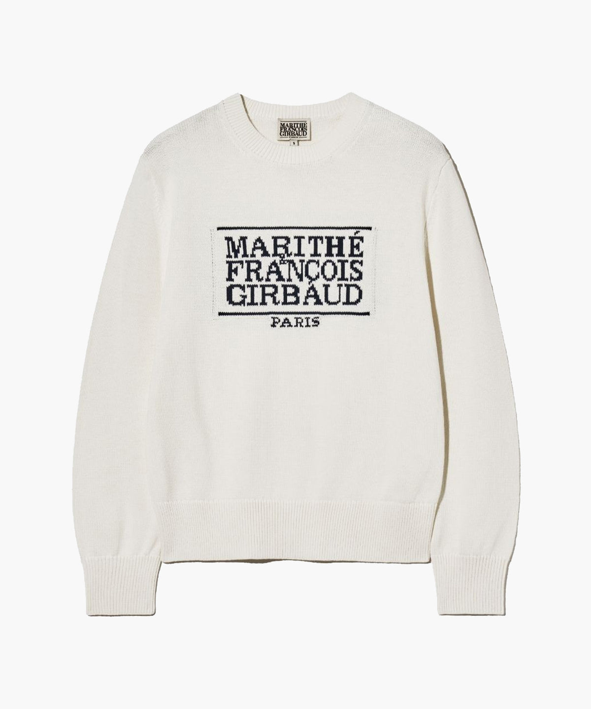 Worn By Cha Eunwoo] Marithé Et François Girbaud Classic Logo Knit 