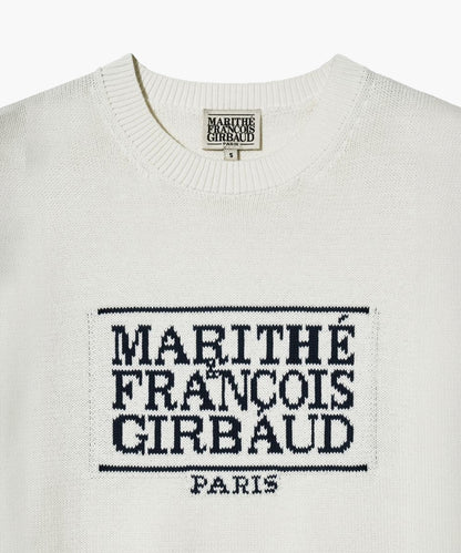 [Worn By Cha Eunwoo] Marithé Et François Girbaud Classic Logo Knit Pullover
