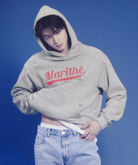 [Worn by Cha Eunwoo] Marithé et François Girbaud Vintage Baseball Hoodie