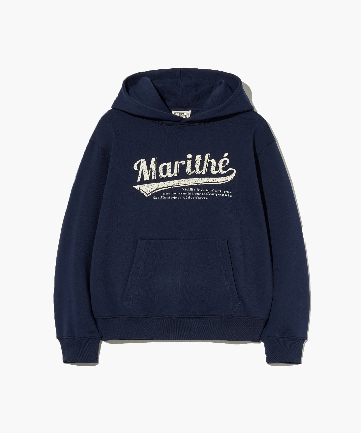 [Worn by Cha Eunwoo] Marithé et François Girbaud Vintage Baseball Hoodie