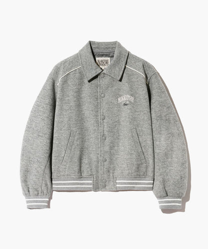 [Worn By Cha Eunwoo] Marithé Et François Girbaud Wool Piping Varsity Jacket