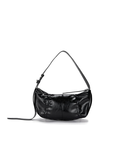 Matin Kim Half Shirring Ribbon Round Bag