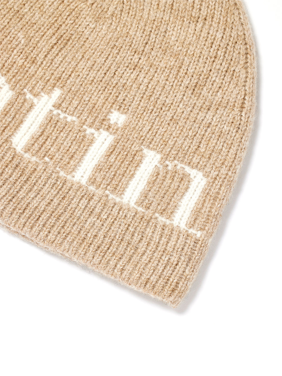 [Twice Momo Pick] Matin Kim Logo Jacquard Knit Beanie