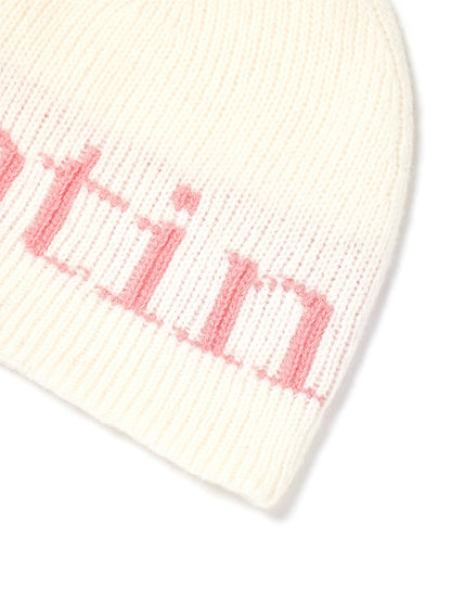 [Twice Momo Pick] Matin Kim Logo Jacquard Knit Beanie