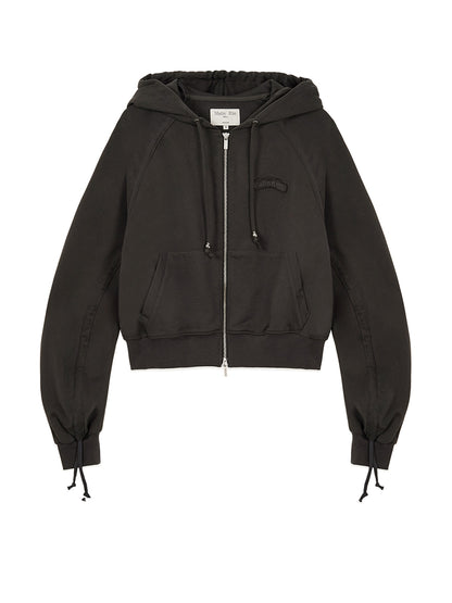 [Ive Leeseo Worn]  Matin Kim Sleeve Detail Hoody Zip up