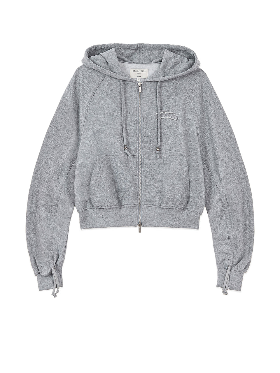[Ive Leeseo Worn]  Matin Kim Sleeve Detail Hoody Zip up