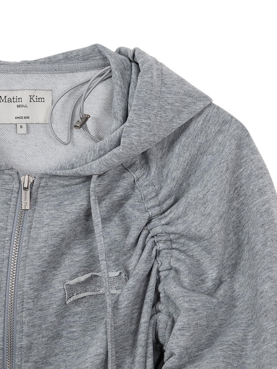 [Ive Leeseo Worn]  Matin Kim Sleeve Detail Hoody Zip up