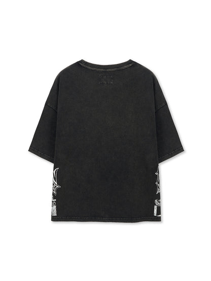 [Aespa Ningning Worn] Matin Kim Vintage Graffiti Artwork Top