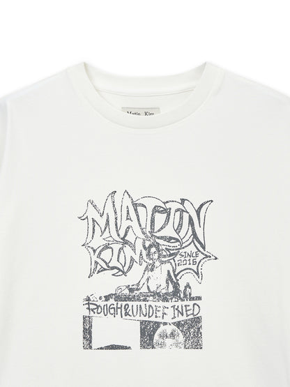 [Aespa Ningning Worn] Matin Kim Vintage Graffiti Artwork Top